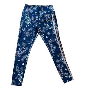 Free People Movement Floral Active‎ Womens Ankle Legging Pants Size Medium